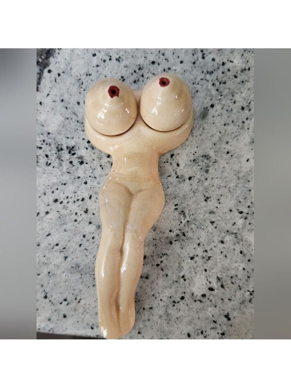 Vintage 1940's Novelty Nude Lady Salt & Pepper Shaker - Picture 1 of 4